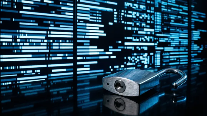 Ένα χέρι που κρατάει ένα smartphone, το οποίο εμφανίζει συννεφάκια συνομιλίας με οπτικό εφέ από μπλε φωτεινές γραμμές και ενεργειακούς σπινθήρες σε μαύρο φόντο.